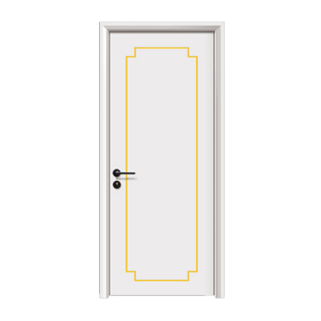 GO-H1030 Rubber Wood Wood Door Design Porte de chasse en bois avec cadre de porte fabriqué en Chine